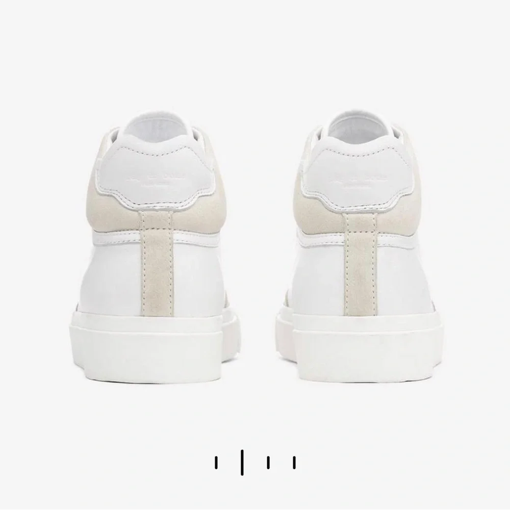 rag & bone RB Army High White with Beige Accents